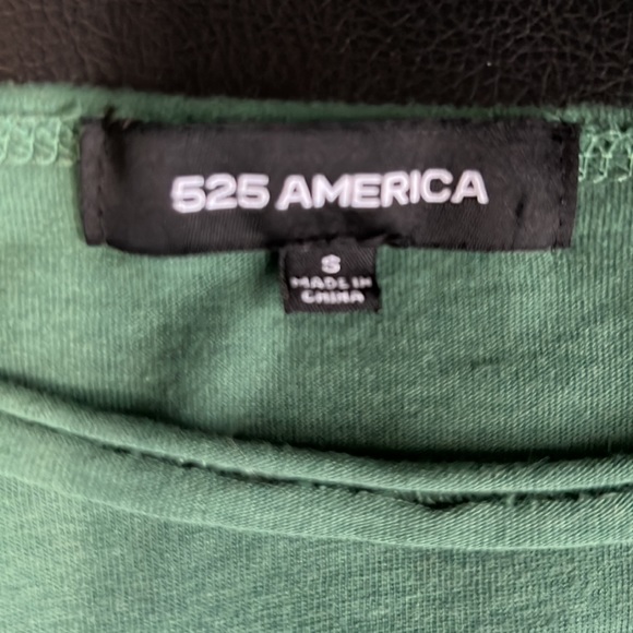 Bundle 525 America Basic T Shirts. Olive Green & Medium Blue. Size Small. - Picture 3 of 6
